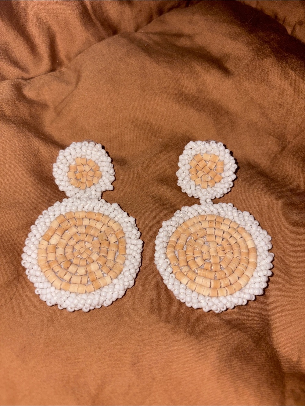 Coastal Chic Beaded Statement Earrings